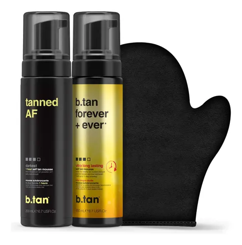 Kit Autobronceador B.tan Oscuro Y Duradero Con Guante Autobr