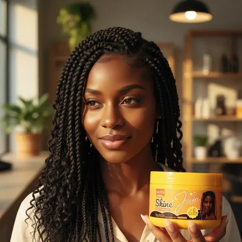 Gel Shine Para Definición De Trenzas Africanas Peinados 227g