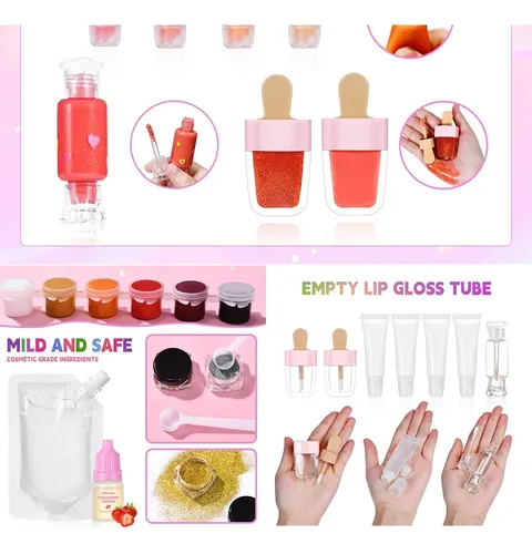 Kit De Brillo Labial Infantil For Hacer Tú Mismo