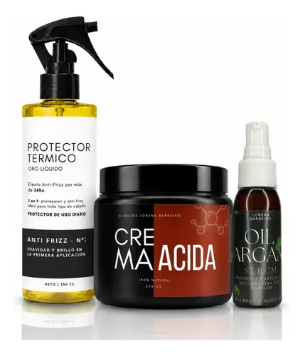Protector Termo Alisante, Serum Capilar, Crema Extra Acida
