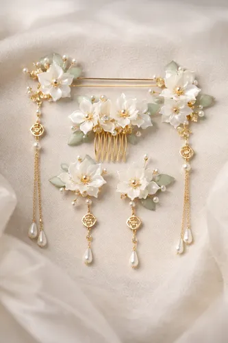 Tiara Corona Tocado Complejo Dama China Accesorio Hanfu