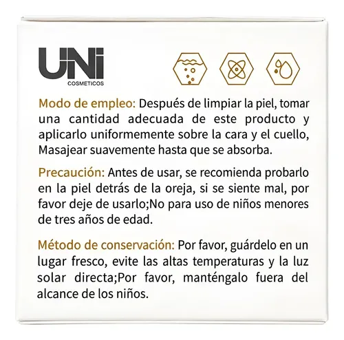 Crema Facial Pulpa De Arroz Unicosmeticos 50g Todo Tipo De Piel Día/noche