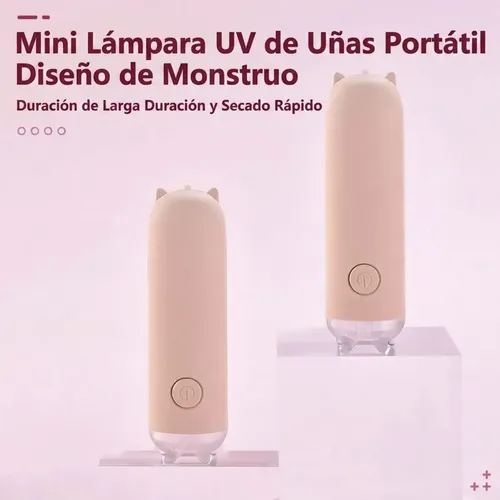 Mini Secador Uñas Mano Led Uv Portátil Usb Recargable Gel