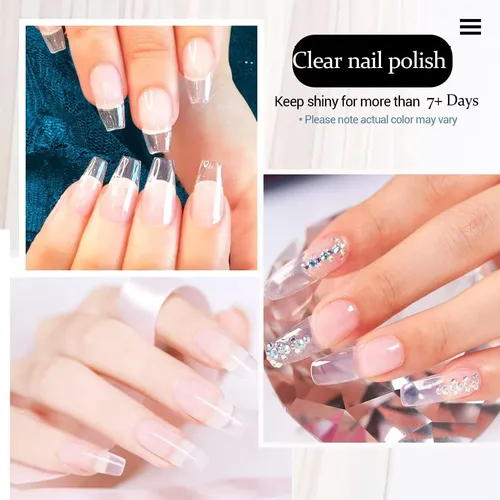 Base Y Top Coat 2-en-1 Azurebeauty Transparente (secado