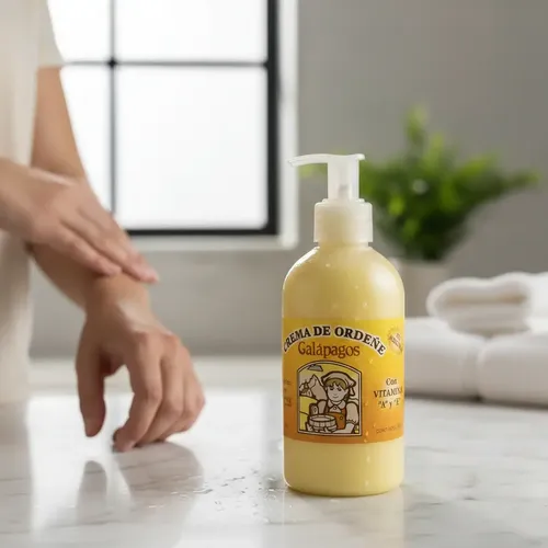 Crema De Ordeñe Aloe Vera Vitaminas A Y E Con Válvula 240grs