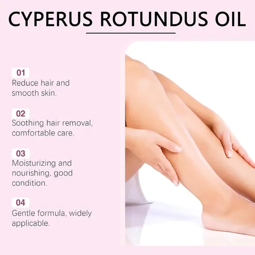 El Aceite Depilatorio Cyperus Rotundus Retrasa El Crecimient