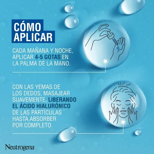 Serum Hidratante Concentrado Neutrogena® Hydro Boost 30 Ml Momento de aplicación Día/Noche Tipo de piel Todo tipo de piel