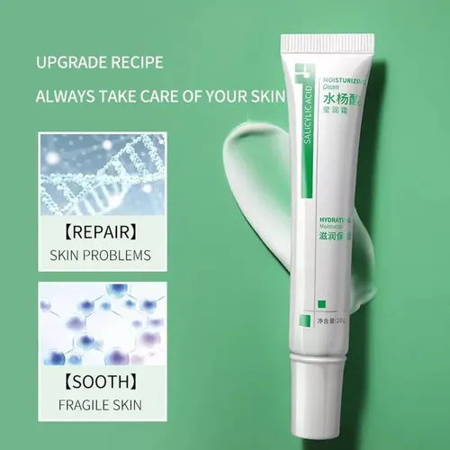 Salicylic Acid Cream Reduces Facial Pores