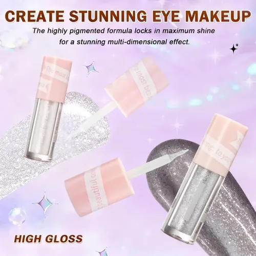 Delineador Liquido Glitter Shiny Sweet Girl Tei