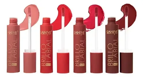 Labial Liquido Nude Saniye Acabado Brillante Larga Duracion