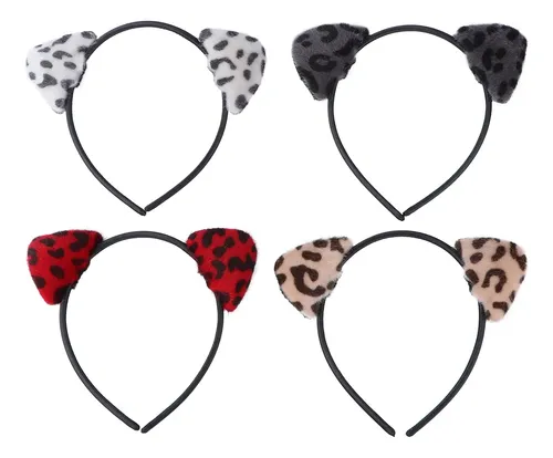 4 Unidades, Modernos Aros Para El Pelo, Fiesta, Estampado De
