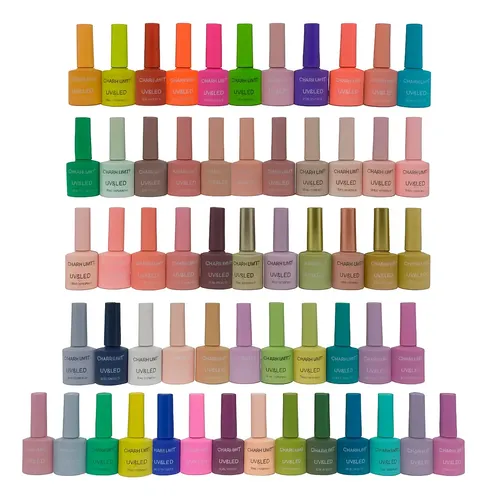Set Polish Gel Uv Led X 16 Unidades Semipermanente Color