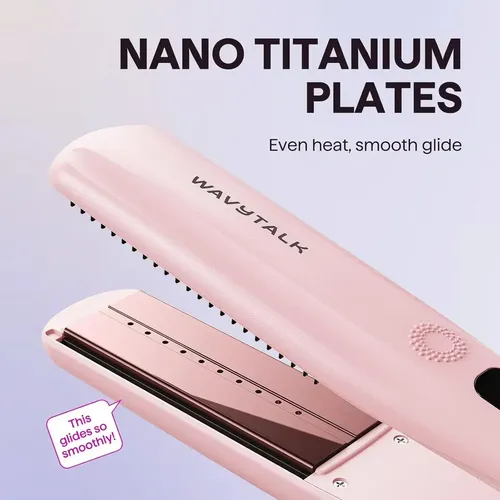 Wavytalk Plancha De Pelo A Vapor Reduce El Daño