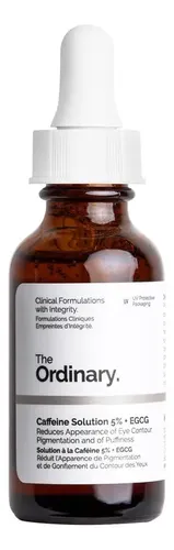 Sérum Caffeine Solution 5% + EGCG The Ordinary Eye Serum día/noche para todo tipo de piel de 30mL 30+ años Cafeina
