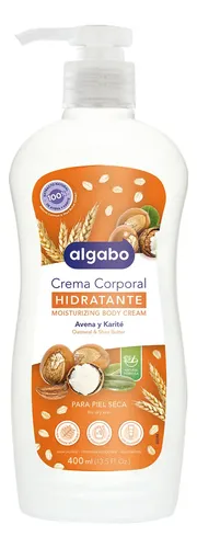 Pack Crema Corporal Algabo Hidratante Avena Y Karité 400 Gr