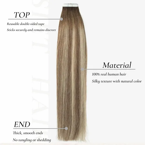 Extensiones De Cabello Humano Con Clip En Rubio Natural