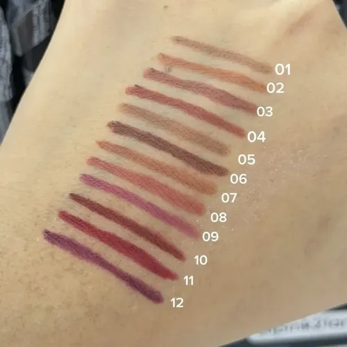 3 Delineadores De Labios Lápiz Hot Black Pink 21