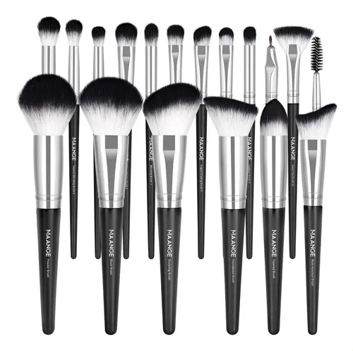 18 Piezas Brochas Set De Brochas Maquillaje Profesional Colo