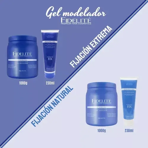 Gel Modelador Fijación Extrema X 1kg Fidelite