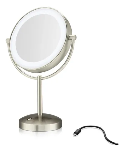 Conair Espejo Maquillaje Led Doble Cara Aumento 1x 10x