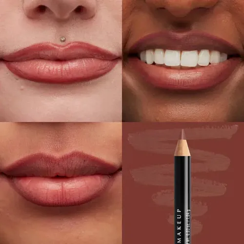 Delineador de labios Nyx Professional Makeup Slim Lip Pencil tono Spl809 Caoba