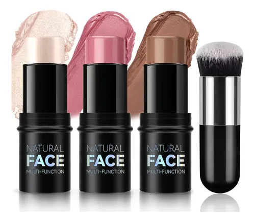 Set Iluminador En Barra Newbang Cream Blush Contour