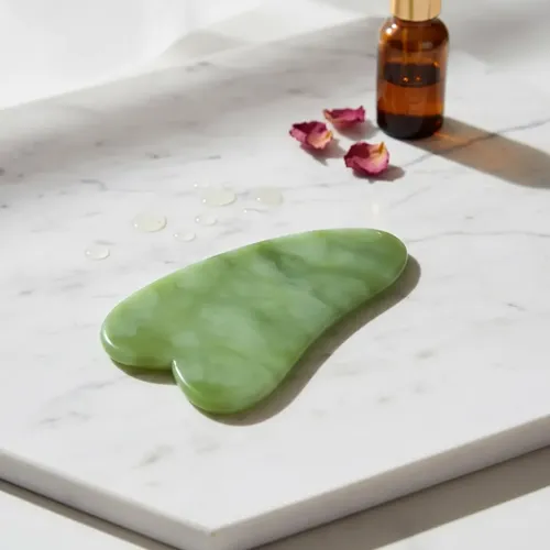 Masajeador Rostro Piedra Guasha Masaje Facial Belleza Piel