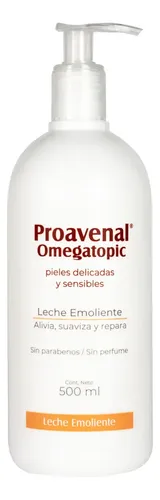 Proavenal Omegatopic Leche Emoliente 500ml Hidrata Piel Seca Tipo De Envase Botella Tipos De Piel Sensible