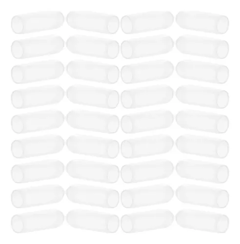 Kit De 100 Tapas De Plástico Para Bandas De Cabello