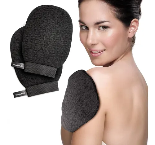 Guantes Exfoliantes 2 Pack Viscosa Para Piel Suave