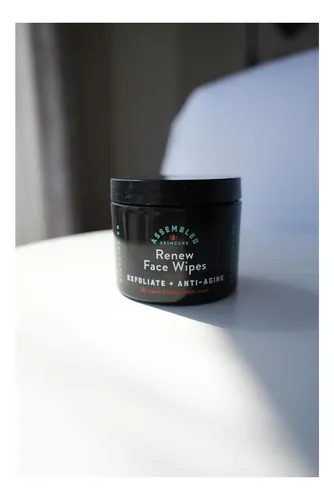 Renovar Toallitas Faciales 50 Unidades Paquete Individual Negro