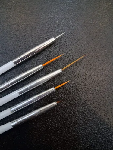 Kit De 15 Pinceles De Decoración Para Manicura