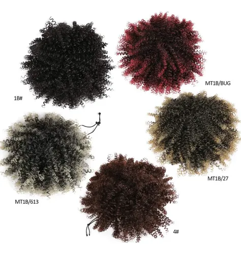 Extensión De Cabello Yibang Afro Puff Ponytail Synthetic 115
