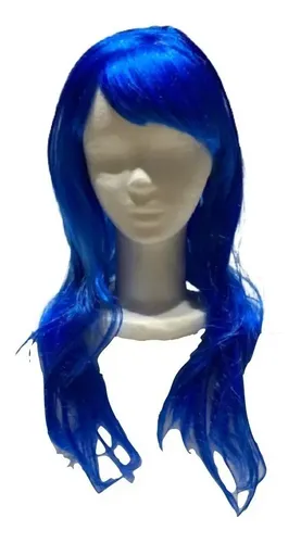 Party Store Lacio largo peluca color azul