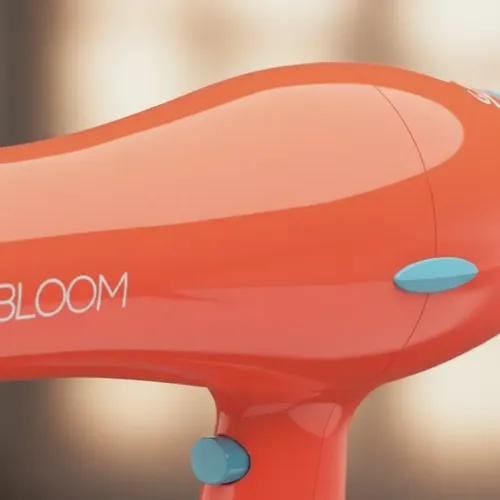 Secador De Pelo Gama Diamond Bloom Orange Cool Shot 2300w