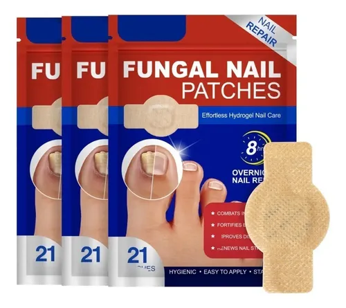 \\ Fc Parches Para Uñas Fúngicos 63pcs/caja De Parches Para
