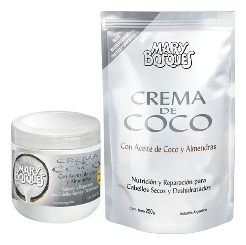 Crema De Coco Y Almendras Mary Bosques Doy Pack X 250 Gr