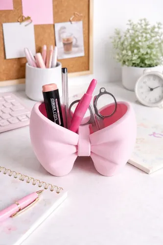 Organizador Moño Lazo Porta Brochas Lapicero Coquette