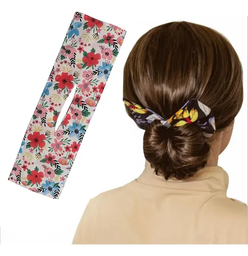 Bandas For El Cabello Con Estampado De Donas Anudadas,