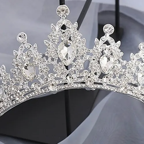 Diadema Con Forma De De Boda Para Mujer, Pelo De Alea