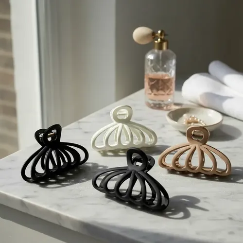 Pack 6 Broches Pinzas Ganchos Para Pelo Cabello Importados