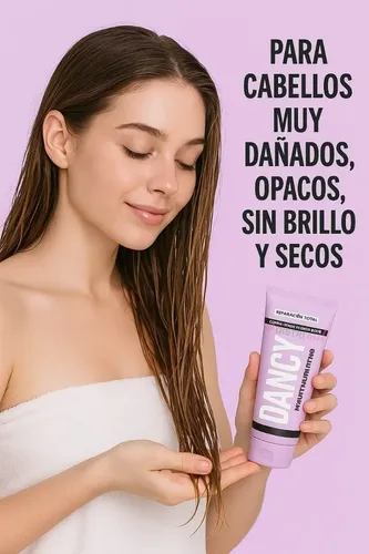 Tratamiento Capilar Sin Enjuague Dancy Reparacion Total Multinutritivo Hidratante Con Aceite De Coco Y Manteca Karite X150g Reconstruye La Fibra Otowil