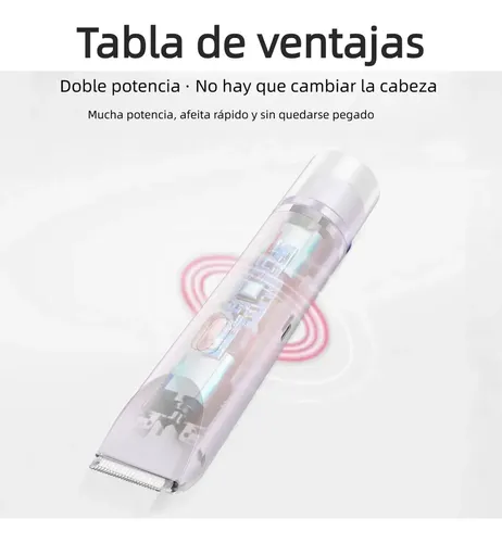 B Depiladora Eléctrica Recargable 2 En 1 Uso Seco Y Húmedo M