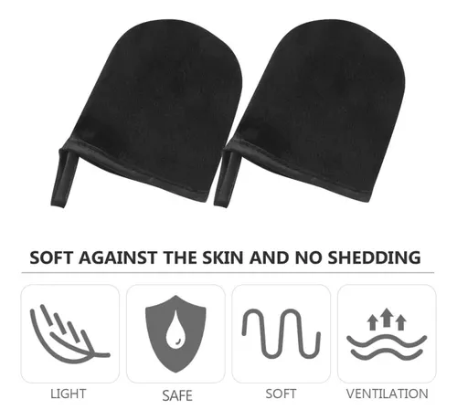2uds Mini Guante Autobronceador Aplicador Flocados Suaves