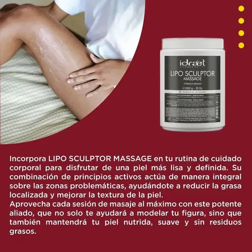 Lipo Sculptor Idraet Crema Corporal Reductora Reafirmante