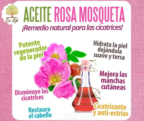 Aceite De Rosa Mosqueta Puro, Cremas Masajes Estrías 250 Ml
