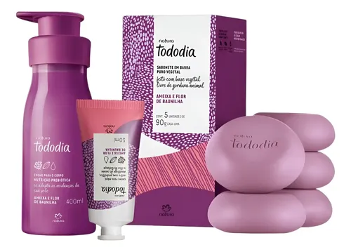 Kit Natura Tododia Ciruela Y Flor De Vainilla – 3 Artículos