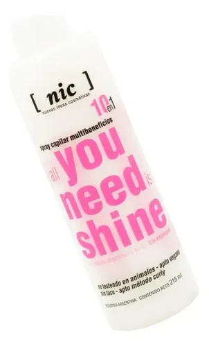 Nic All You Need Is Shine Acondicionador 10 En 1 Brillo Pelo