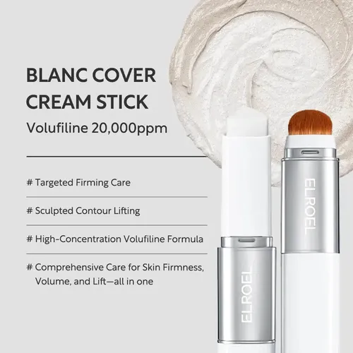 Elroel Blanc Cover Cream Stick V White Coreana Cambia Color 201 Light