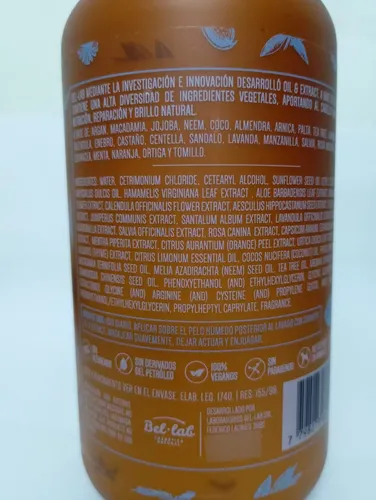 Acondicionador Natural Bel Lab Cabellos Grasos Oil & Extract